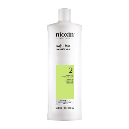 Nioxin System 2 Scalp Therapy Conditioner, 16.9 oz | Artisan Hair Cary