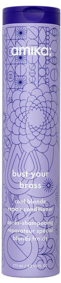 Amika Bust Your Brass Cool Blonde Repair Conditioner | Artisan Hair Cary