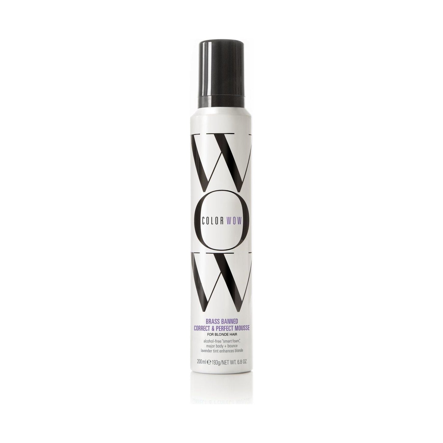 Color Wow Brass Banned Mousse For Blonde Hair, 6.8 Oz | Artisan Hair Cary