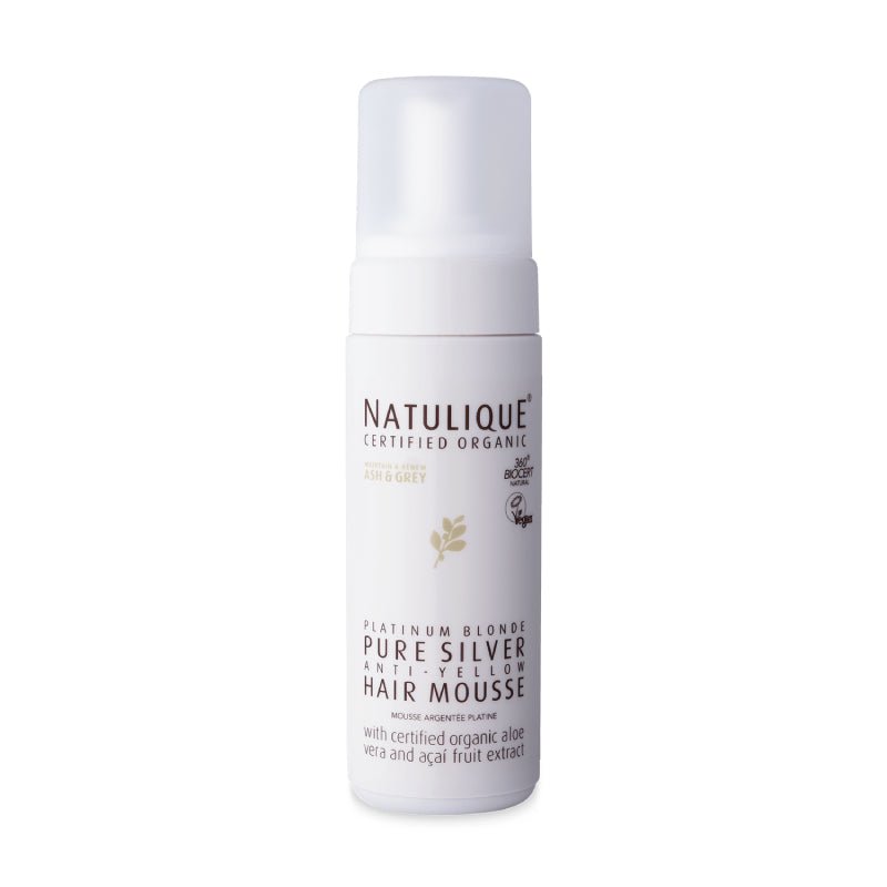 Natulique Pure Silver Hair Mousse 5oz | Artisan Hair Cary