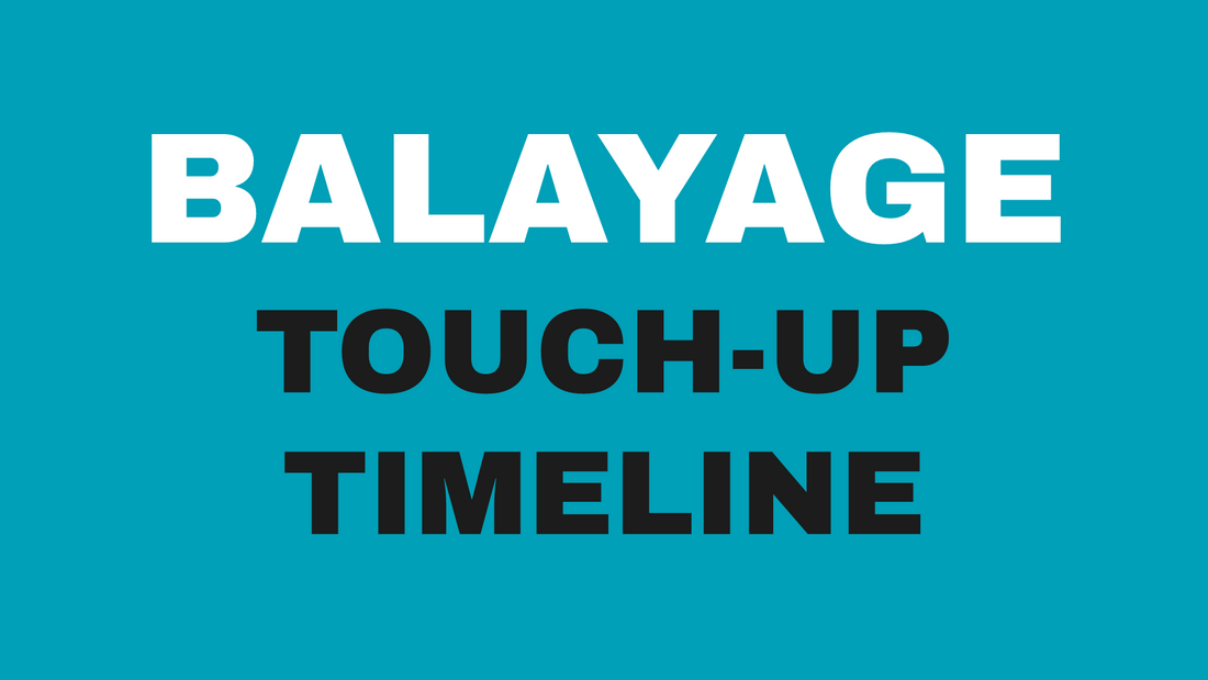 Blog header image with text reading How Often Do You Really Need a Balayage Touch-Up in Cary by Artisan Hair Salon in Cary, N