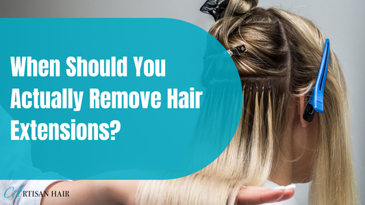 how to remove hair extensions safely