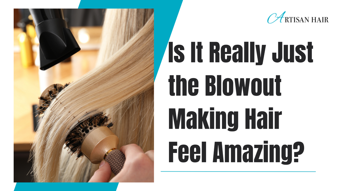 why hair feels healthier after the salon
