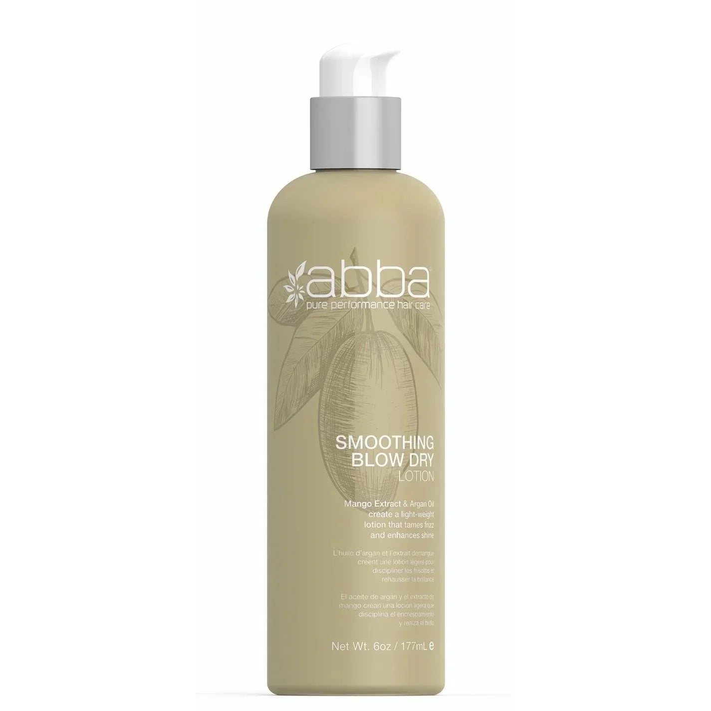 Abba Pure Style Smoothing Blow Dry Lotion 6 oz exclusive at