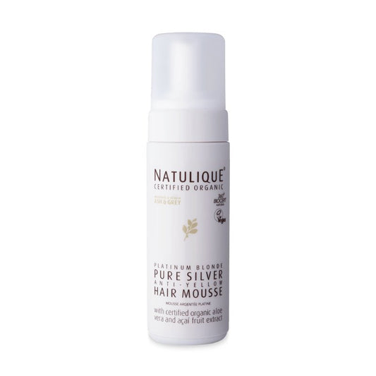 Natulique Pure Silver Hair Mousse 5oz | Artisan Hair Cary