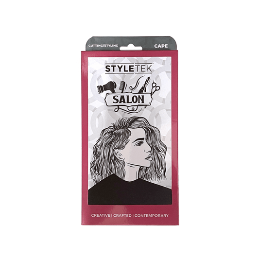 Styletek Solid Black Smooth Cutting Cape 45x60