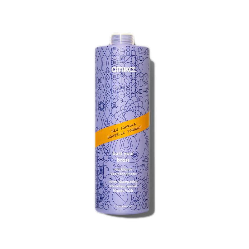 Amika Bust Your Brass Cool Blonde Repair Conditioner - Amika | Available at Artisan Hair Cary, NC