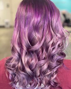 lavender purple hair by Jordan